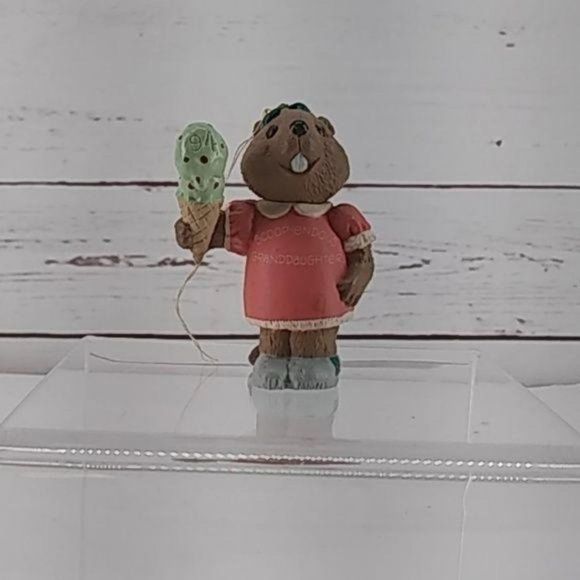 HALLMARK  Granddaughter‎ '94 Christmas Ornament keepsake 1994 ice cream cone - Picture 1 of 4